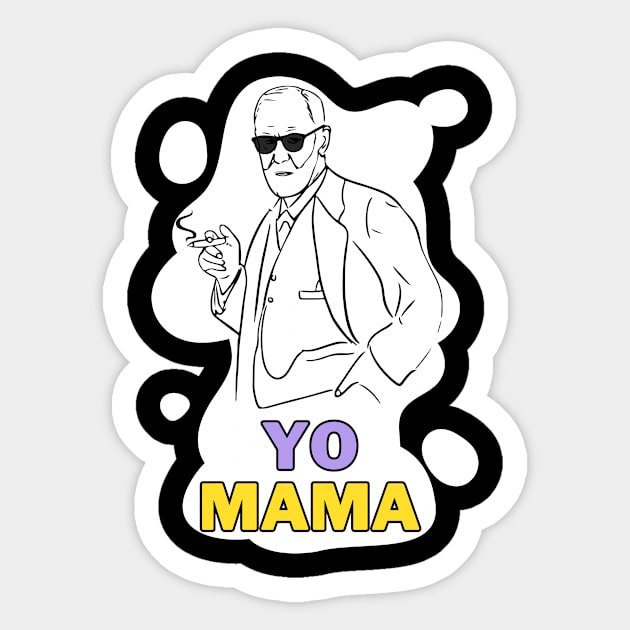 yo mama Sticker by Amy x Morgan Illustrations